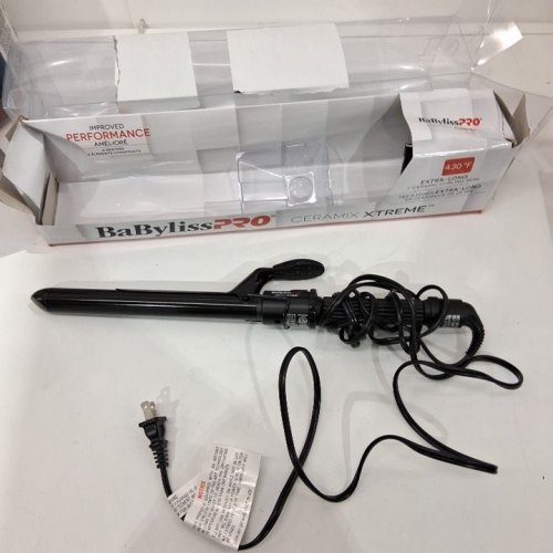 BABYLISSPRO CERAMIX XTREME EXTRA LONG CURLING IRON - 1" - BLACK (MODEL: BABC100XLSC) image 2