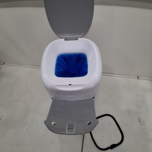 LITTER GENIE PAIL STYLE CAT LITTER WASTE DISPOSAL SYSTEM - WHITE/GREY (MODEL: 00666594210890) image 4