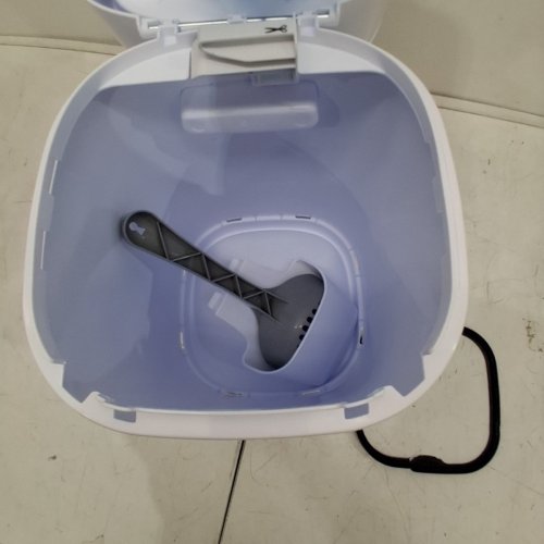 LITTER GENIE PAIL STYLE CAT LITTER WASTE DISPOSAL SYSTEM - WHITE/GREY (MODEL: 00666594210890) image 5