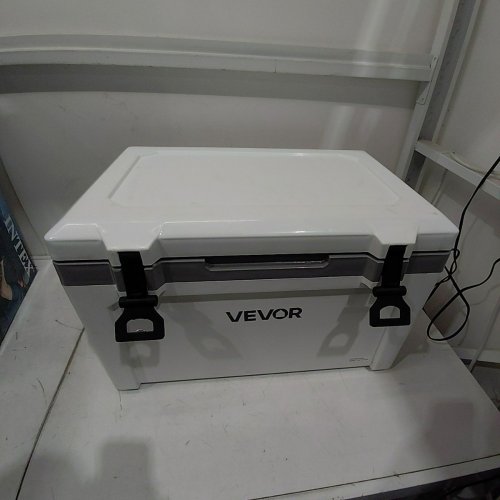 LIGHTWEIGHT HARD COOLER WITH ICE RETENTION PACK AND BASKET - 52QT - WHITE (MODEL: SK5000) image 3