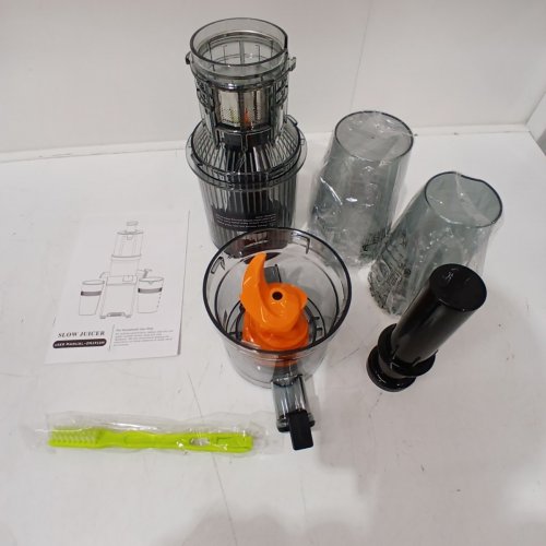WHALL SLOW JUICER - SILVER / BLACK (MODEL: ZM1913M) image 3
