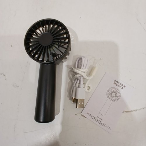 MINI HANDHELD 3-SPEED COMPACT FAN - BLACK (MODEL: M30) image 4