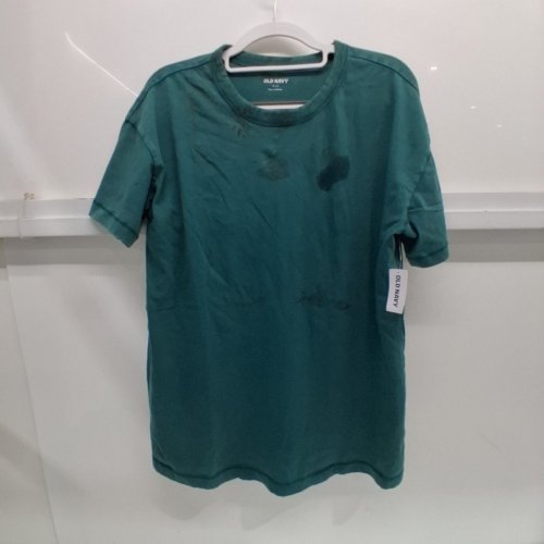 men's OLD NAVY SHORT SLEEVE CREWNECK T-SHIRT - SMALL - TEAL image 2