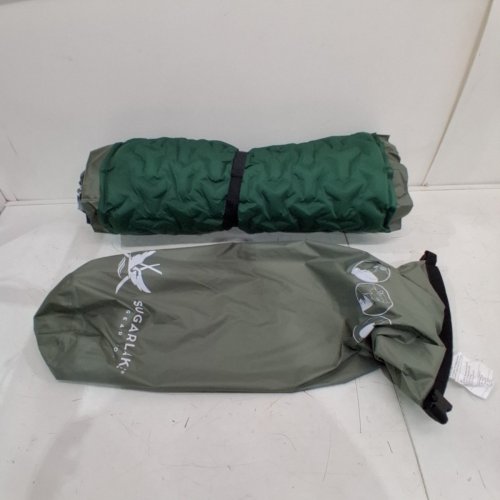 SUGARLAKE GEAR 3D SELF INFLATING CAMPING SLEEPING PAD - 77.9" X 26.7" X 4" - GREEN (MODEL: 1996815) image 3