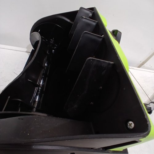 STEELITE 20V 4.0AH CORDLESS SNOW SHOVEL - 12" WIDTH, 20FT THROWING DISTANCE, QUICK CHARGER, DIRECTIONAL PLATE - GREEN/BLACK (MODEL: DY890-3) image 7
