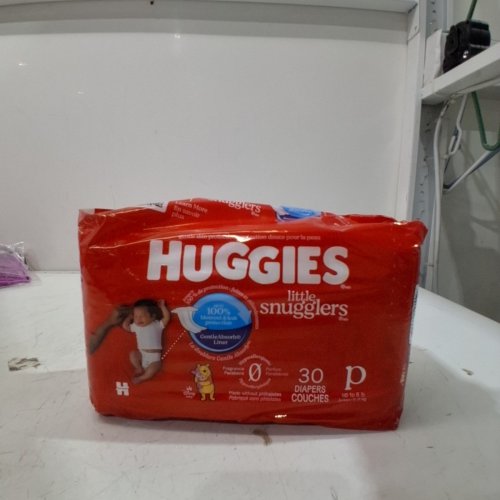 30PK HUGGIES LITTLE SNUGGLERS DIAPERS - PREEMIE - DISNEY BABY image 2