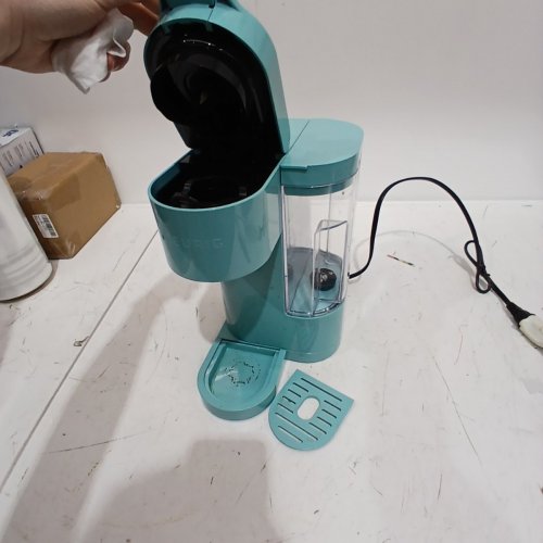 KEURIG SINGLE SERVE COFFEE MAKER - 177 ML, 237 ML, 296 ML CUP SIZES; 0.89 L RESERVOIR - SEAFOAM GREEN (STYLE: K-EXPRESS ESSENTIALS) image 5