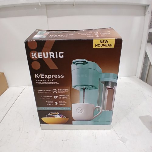 KEURIG SINGLE SERVE COFFEE MAKER - 177 ML, 237 ML, 296 ML CUP SIZES; 0.89 L RESERVOIR - SEAFOAM GREEN (STYLE: K-EXPRESS ESSENTIALS) image 10