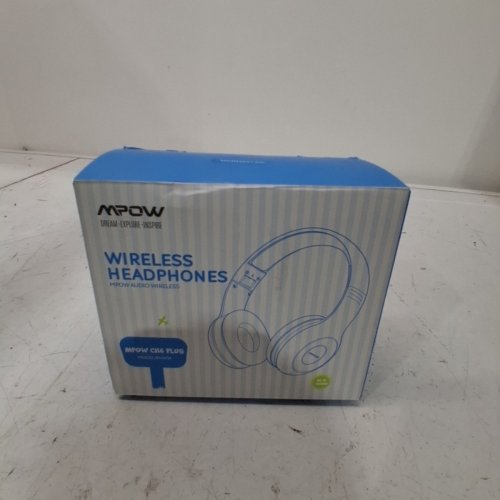 KID'S MPOW WIRELESS HEADPHONES - BLUE/GREY (MODEL: BH441A) image 3