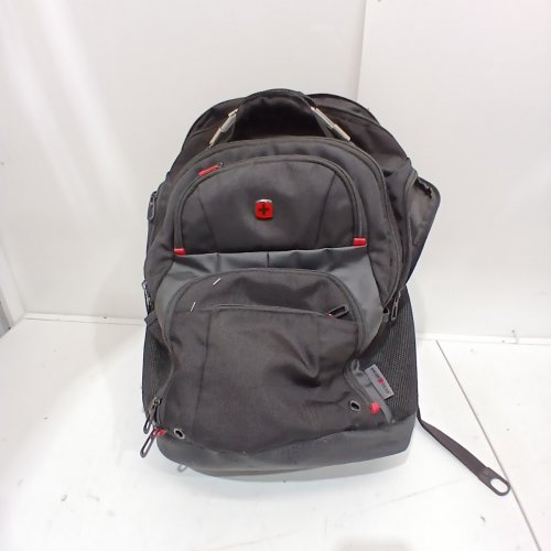 SWISSGEAR EXPANDABLE LAPTOP BACKPACK - FITS 17.3" LAPTOP - BLACK/RED (MODEL:‎ 1785590) image 2