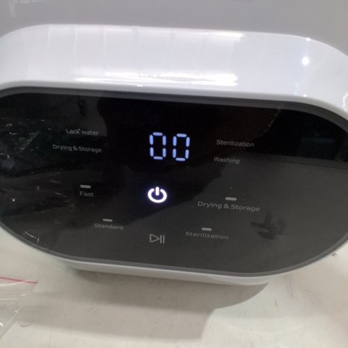 GROWNSY EASECLEAN PRO ALL-IN-ONE BOTTLE WASHERM STERILIZER AND DRYER - WHITE/BLACK/CLEAR (MODEL: ZMW-STHB01-3) image 2