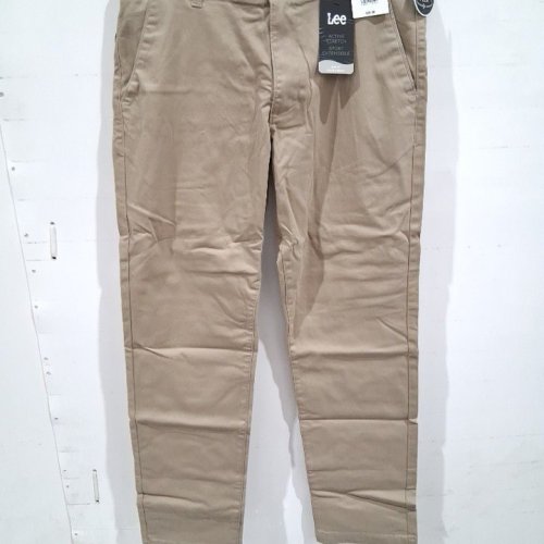 MEN'S LEE SLIM FIT ACTIVE STRETCH PANTS - 32W X 32 L - KHAKI image 2