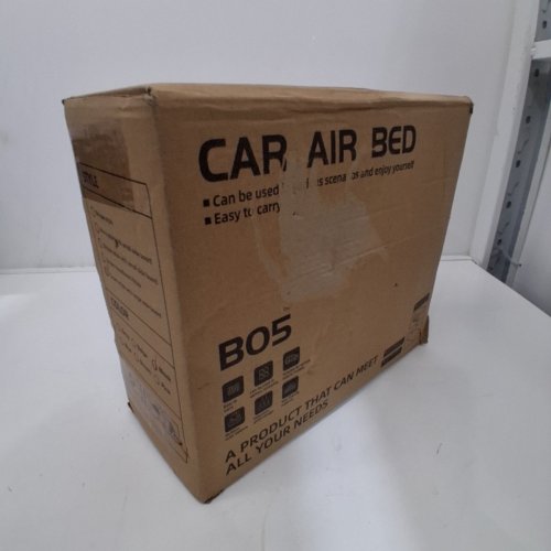 INFLATABLE CAR AIR MATTRESS BED WITH LARGE SIDE BOARD - CROWN STYLE BLACK (MODEL: BO5) image 2