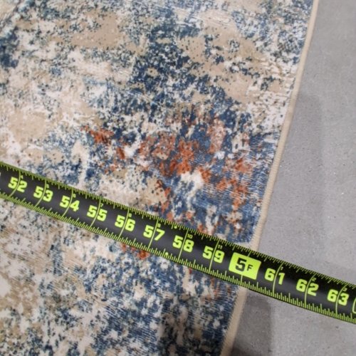 WASHABLE NON SLIP ABSTRACT DESIGN SOFT LIVING ROOM AREA RUG - 5FT - 7FT -multicolor image 4
