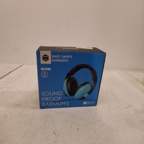 BABY SAFETY NOISEPROOF EARMUFFS - FITS N-2Y - 27DB REDUCTION - BLUE AND BLACK (MODEL: SA8-9) image 3