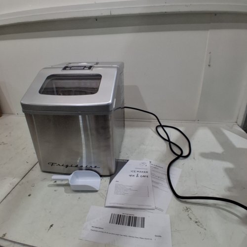 FRIGIDAIRE EXTRA LARGE CLEAR MAKER - 40LBS - STAINLESS STEEL (MODEL: EFIC452-SS ) image 4