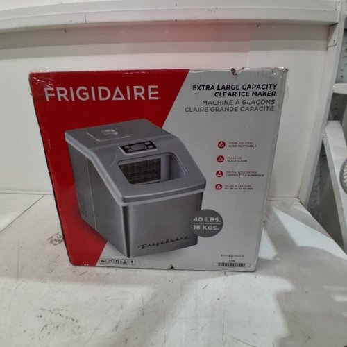 FRIGIDAIRE EXTRA LARGE CLEAR MAKER - 40LBS - STAINLESS STEEL (MODEL: EFIC452-SS ) image 12