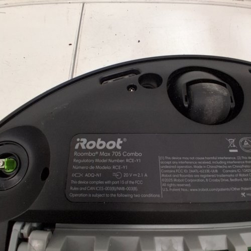IROBOT ROOMBA MAX 705 ROBOT VACUUM AND MOP WITH SMART NAVIGATION AND AUTOWASH DOCK - BLACK (MODEL: X185020) image 7