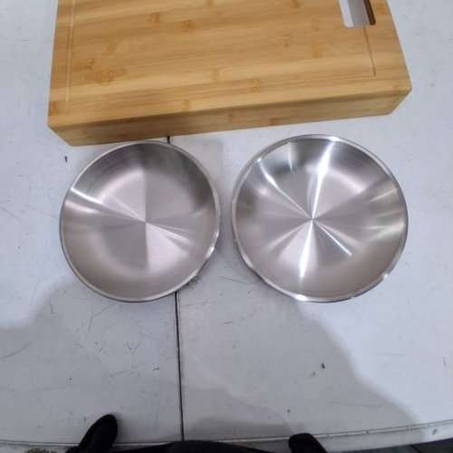 NAPOLEON PRO SERIES PROFESSIONAL BAMBOO CUTTING BOARD SET WITH 2 STAINLESS STEEL BOWLS - (70012) image 3
