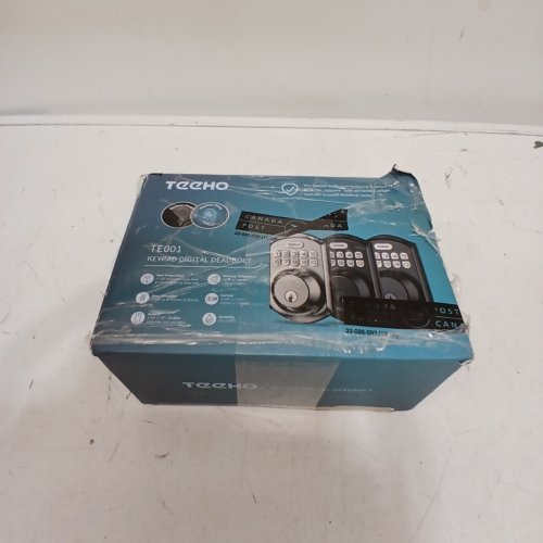 TEEHO KEYPAD DIGITAL DEADBOLT LOCK - SATIN NICKEL (MODEL: TE001) image 4