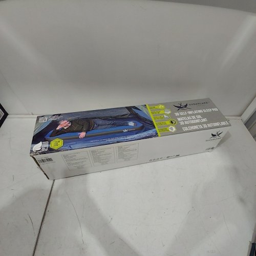 SUGARLAKE 3D SELF-INFLATING SLEEP PAD - 4" THICK - BLUE (MODEL: 71019) image 3