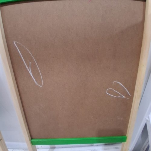 HAPE ALL-IN-1 WHITEBOARD/CHALKBOARD DRAWING, WRITING, COLOURING EASEL - 21.9" X 42.5" - MULTICOLOUR (MODEL: E1010) image 6