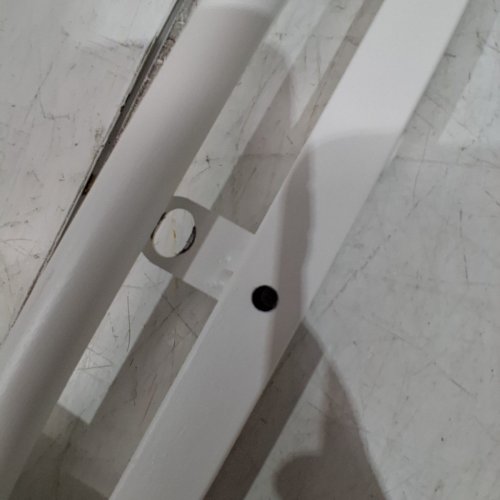 WHITE METAL FURNITURE FRAME ASSEMBLY - WHITE image 4