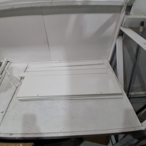 WHITE METAL FURNITURE FRAME ASSEMBLY - WHITE image 6