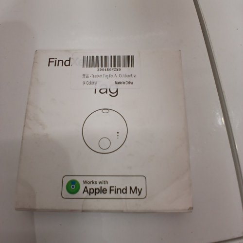 4PK BLUETOOTH AIR TAG SMART TRACKER COMPATIBLE WITH IOS - BLACK/WHITE image 2