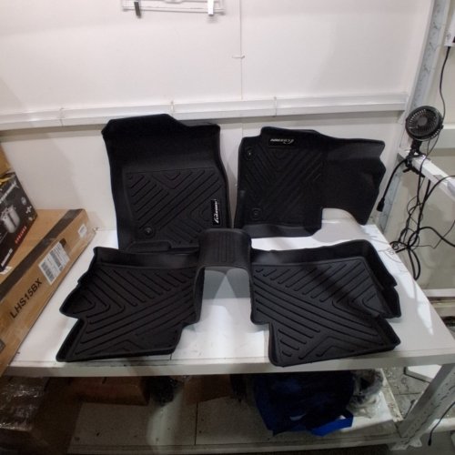 3PC FLOOR MATS FOR TOYOTA CAMRY 2025 AUTOMOTIVE FLOOR MAT SET - BLACK image 2