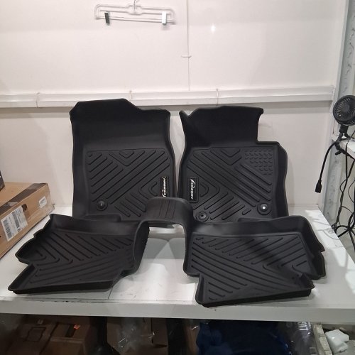 3PC FLOOR MATS FOR TOYOTA CAMRY 2025 AUTOMOTIVE FLOOR MAT SET - BLACK image 5
