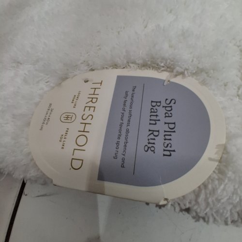 THRESHOLD QUICK DRY BATH MAT - 24" X 40" - WHITE image 2
