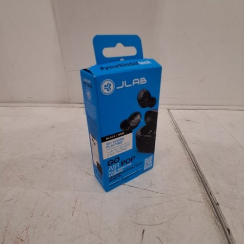 JLAB GO AIR POP TRUE WIRELESS BLUETOOTH EARBUDS IPX4 SWEAT RESISTANCE TOUCH CONTROLS DUAL CONNECT - BLACK (MODEL:‎ IEUEBGAIRPOPRBLK124) image 5