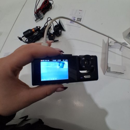VOLTIMA 3 CHANNEL ULTRA HD DASH CAMERA FOR FRONT AND REAR - 1296P - BLACK (MODEL: 3 CHANNEL ULTRA HD DASH CAMERA) image 2