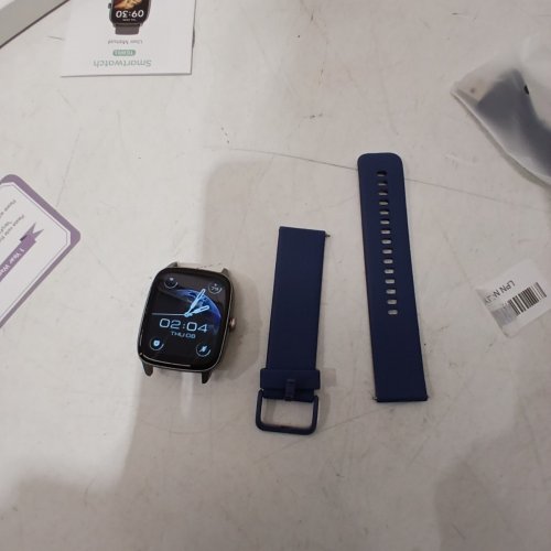 SMART WATCH WITH FITNESS TRACKER AND BLUETOOTH CALLING - 1.85" - BLUE image 2