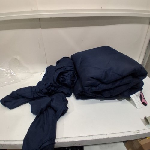7PC SLEEPDOWN COMFORTER SET - QUEEN - NAVY BLUE image 2