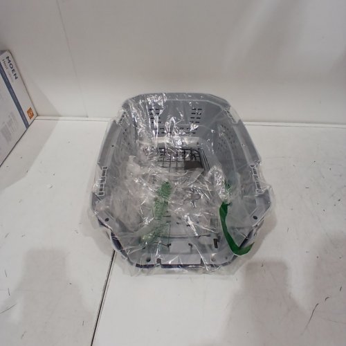 AMAZON BASICS 2-DOOR PET CARRIER - 19" - GREY/BLUE image 4