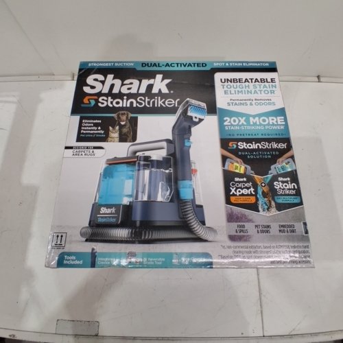 SHARK PORTABLE STAIN STRIKER CARPET CLEANER - GREY/BLUE (MODEL: PX200C) image 2