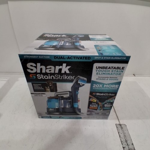 SHARK PORTABLE STAIN STRIKER CARPET CLEANER - GREY/BLUE (MODEL: PX200C) image 3