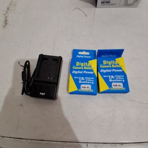 PICKLE POWER NB-5L CHARGER SET WITH 2 BATTERIES FOR SELECT CANON POWERSHOT CAMERAS image 2