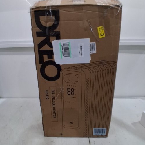 DREO OIL FILLED RADIATOR ELECTRIC RADIANT HEATER- 1500W - BLACK / DARK GREY (MODEL: OH310/DR-HSH010) image 6