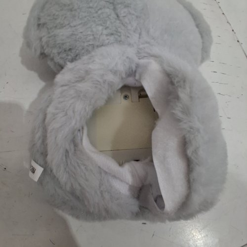 KOALA BEAR STUFFED ANIMAL PLUSH TOY WITH EMBROIDERED SLEEPING FACE - 10" - GREY AND WHITE image 2