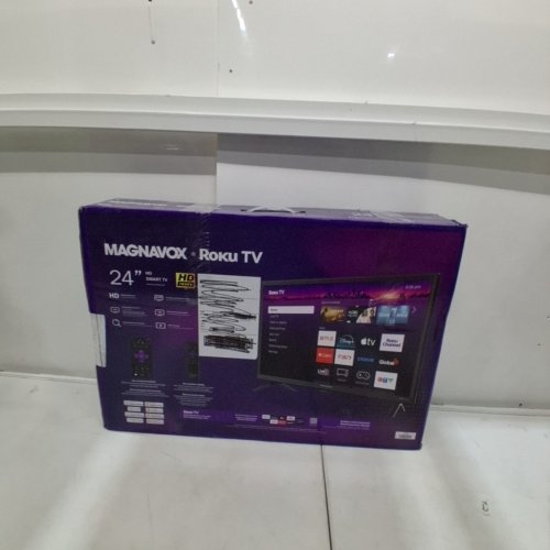 MAGNAVOX ROKU 720P TELEVISION - 24" - BLACK (MODEL: MRT2405_AMZ) image 8