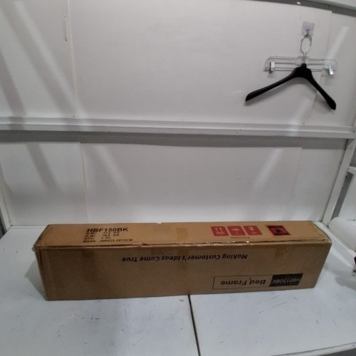 LOAKEKEL FLOATING BED FRAME WITH CHARGING STATION AND LED LIGHTS - QUEEN 59" X 37" X 9.25" - BLACK (MODEL: HBF150BK) image 3