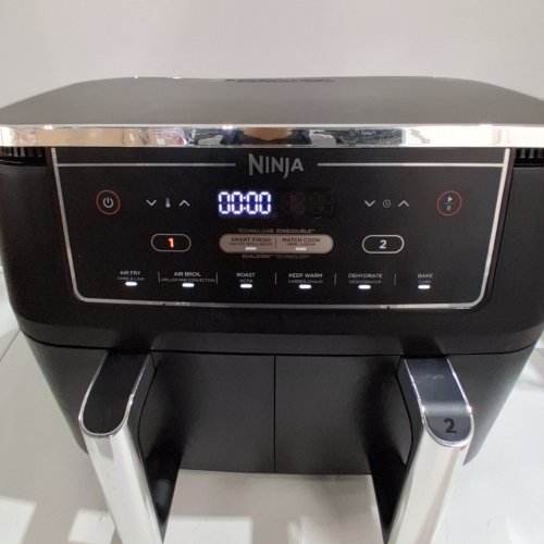 NINJA FOODI 4-IN-1 XL 2-BASKET AIR FRYER WITH DUAL ZONE TECHNOLOGY - 10 QT - BLACK (MODEL: DZ300C) image 2