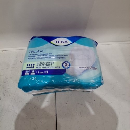 24PK TENA PROSKIN TENA PROSKIN NIGHT SUPER ABSORBENT PADS WITH ADJUSTABLE TABS, NIGHT SUPER ABSORBENCY PADS image 2