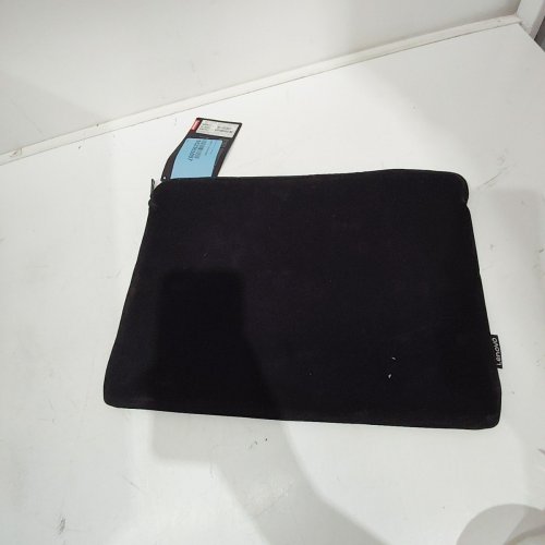 LENOVO NEOPRENE MATERIAL SOFT FLEECE LINING ZIPPERED TOP OPENING BASIC LAPTOP SLEEVE - 14" - BLACK image 3