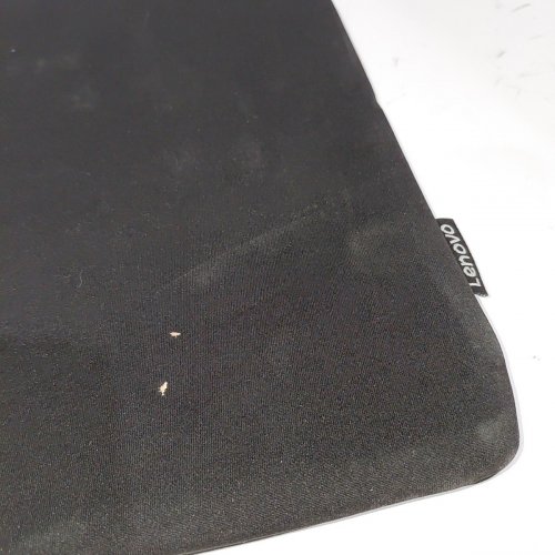 LENOVO NEOPRENE MATERIAL SOFT FLEECE LINING ZIPPERED TOP OPENING BASIC LAPTOP SLEEVE - 14" - BLACK image 4