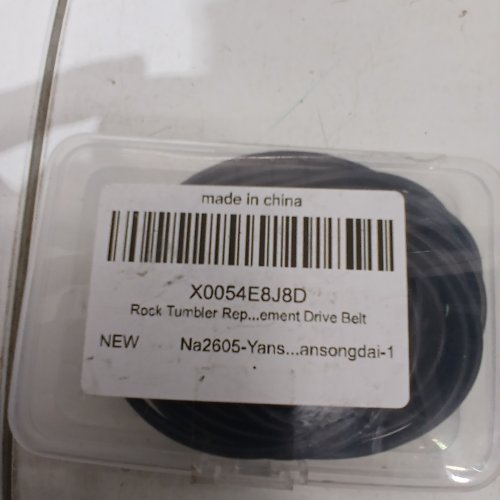 ~15PK ROCK TUMBLER REPLACEMENT DRIVE BELTS, APPLIANCE MAINTENANCE - BLACK image 2