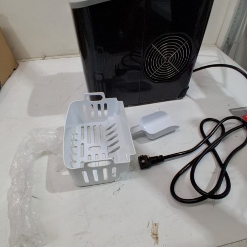 FRIGIDAIRE SELF-CLEANING COUNTERTOP ELECTRIC ICE MAKER - MAKES 26LBS OF ICE/DAY - BLACK (MODEL: EFIC120-BLKSS-SC) image 3
